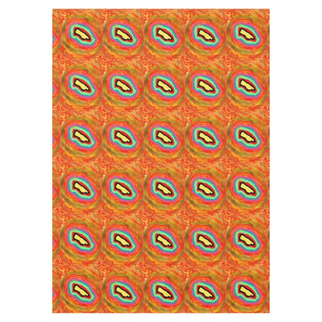AFRO ART DESIGN ABSTRACT TABLECLOTH (Front)