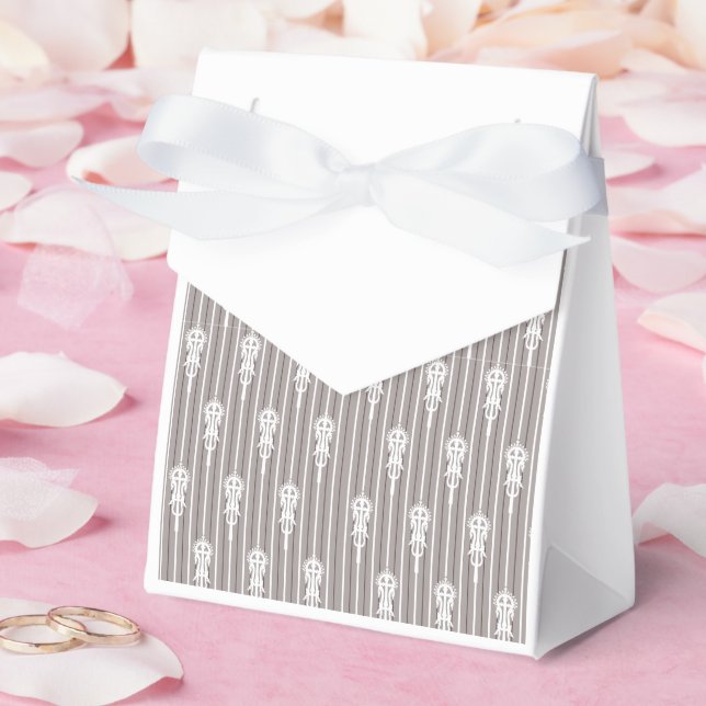 Afro Aygebam Lalibela Cross Pattern Favor Boxes (Wedding)