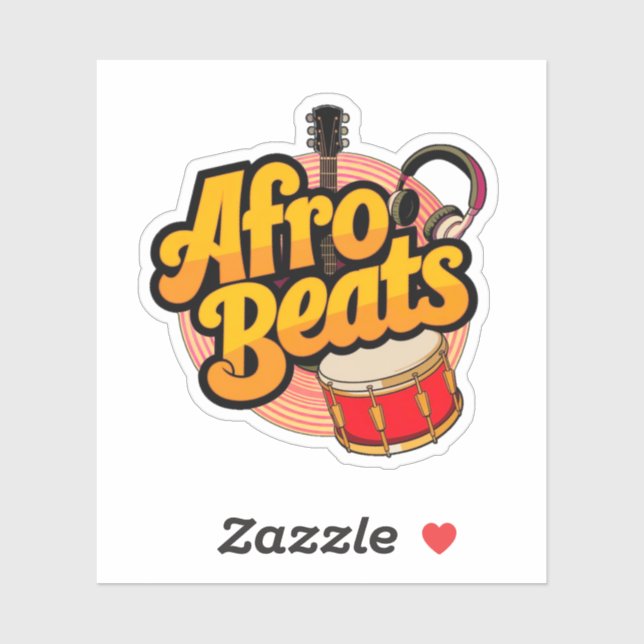Afro Beats Sticker (Sheet)