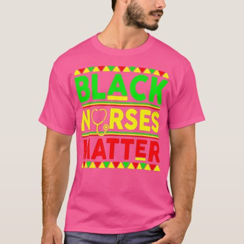 Afro Black Nurses Matter Junetenth Freedom Day RN  T_Shirt