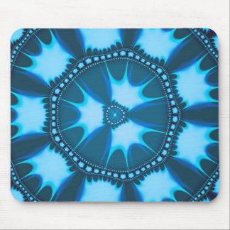 Afro Blue Bliss Mouse Pad