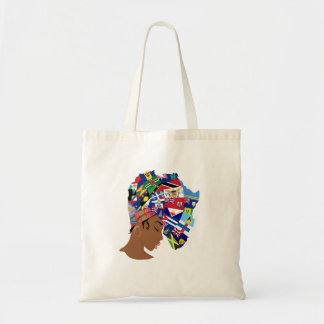 Afro Caribbean Queen Tote Bag