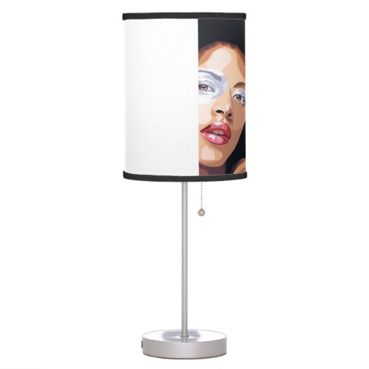 Afro-centric Table Lamp (Left)