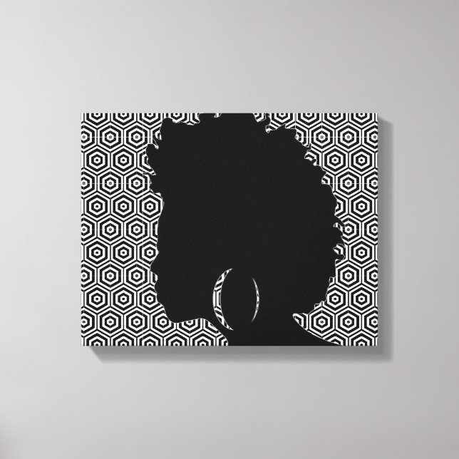 Afro Centric Wrapped Canvas Print (Front)