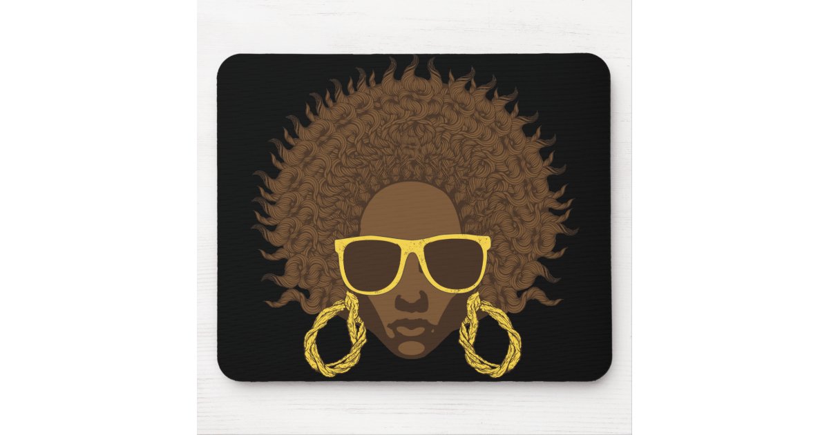 afro cool mouse pad zazzle com rsvp return cards
