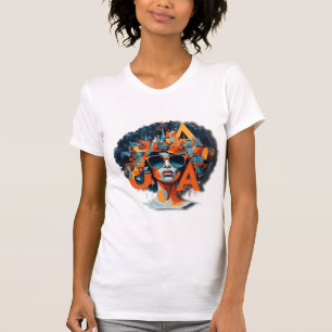 Afro cool sunglasses cool hip colorful  urban T-Shirt