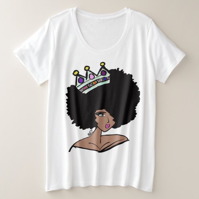 Afro Crown T-Shirt (Design Front)
