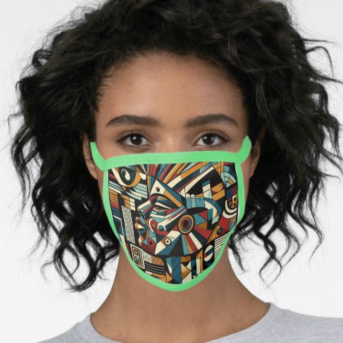 Afro_Cubist Face Mask