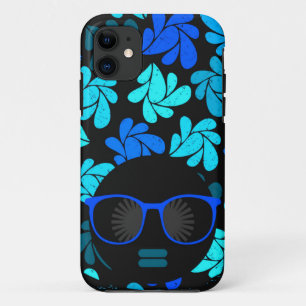 Afro Diva Blue iPhone 11 Case