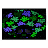 Afro Diva Green & Blue (Front Horizontal)