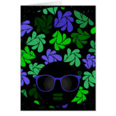 Afro Diva Green & Blue (Front)