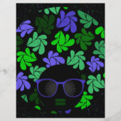 Afro Diva Green & Blue (Front)