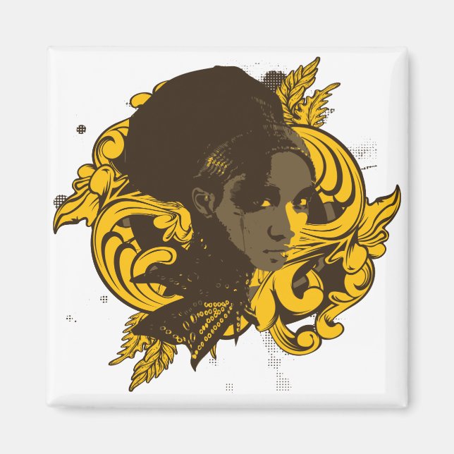 Afro Diva Magnet (Front)