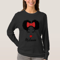 Afro Diva Red Lips Bow Tie Black Girl Magic Puffs