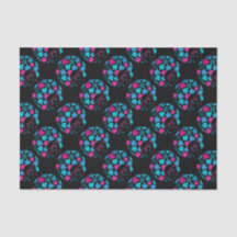 Afro Diva Turquoise & Hot Pink