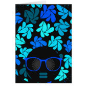 Afro Diva Turquoise Teal (Front)