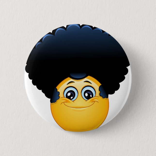 afro emoji button (Front)