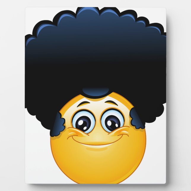 afro emoji plaque (Front)