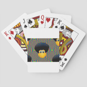 afro emojis poker cards