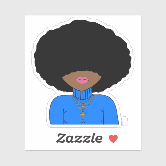 Afro Empowerment Sticker (Sheet)