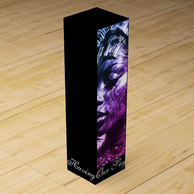 Afro-futurism, Book Titles Wine Box (Front)