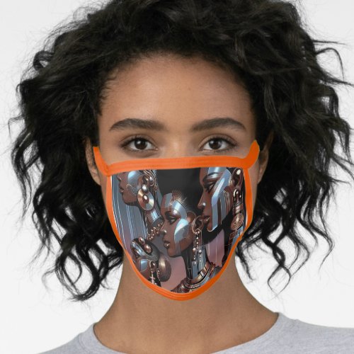 Afro_Futuristic Jewelry Collection Face Mask