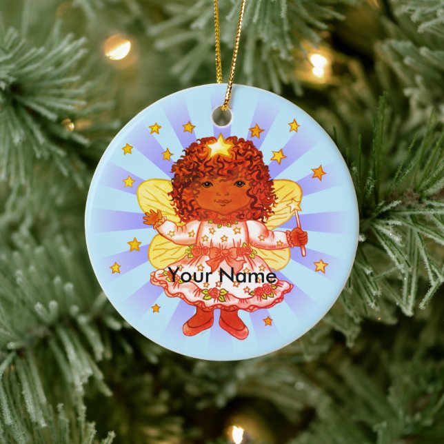 Afro Girl Fairy  ornament (Tree)