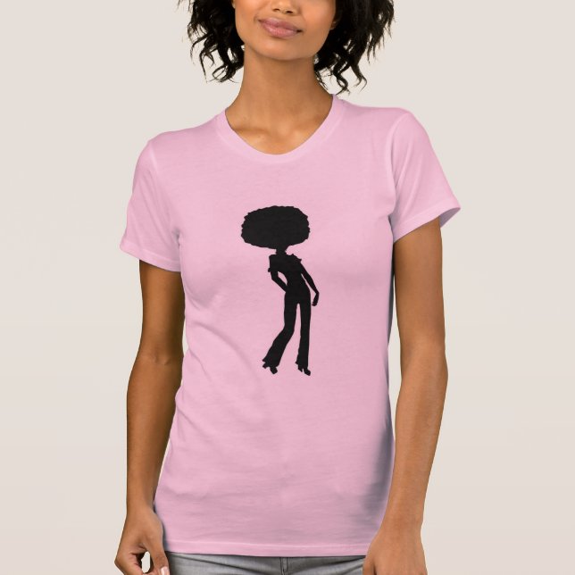 afro girl T-Shirt (Front)