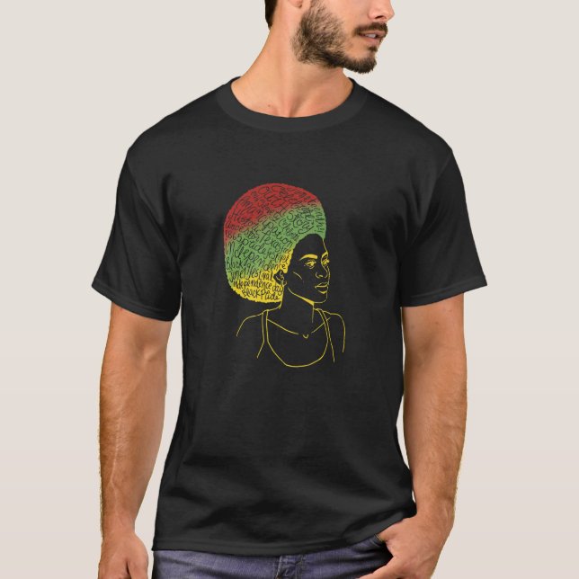 Afro girl woman rights Premium T-Shirt (Front)