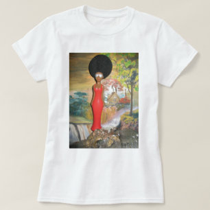 Afro Glam: A Timeless Beauty T-Shirt