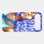 Afro Glow but leave u Blue, she will Case-Mate iPhone Case (Back (Horizontal))