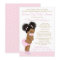Afro Hair Baby Girl With Mask Drive By Baby Shower