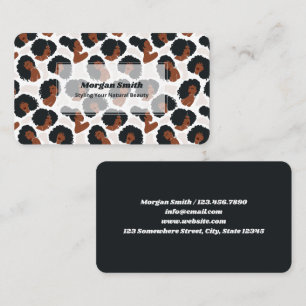 Afro Hair Braids Business Card