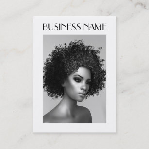 Afro Hair Business Card