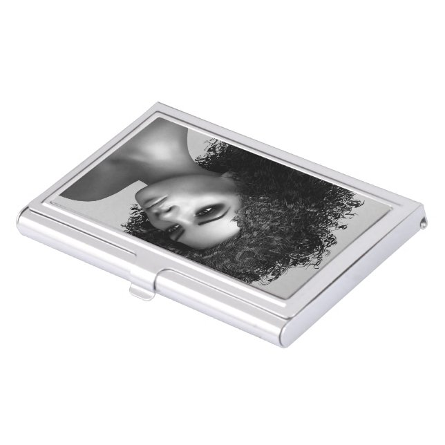Afro Hair Case For Business Cards (Front)
