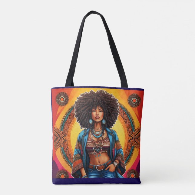 Afro Indigenous tote (Back)