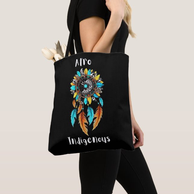 Afro Indigenous tote with 2 wonderful designs Bag (Close Up)