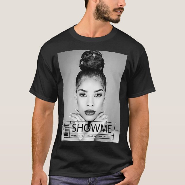 Afro Latin Calendar Photography Woman Graphic Mens T-Shirt (Front)