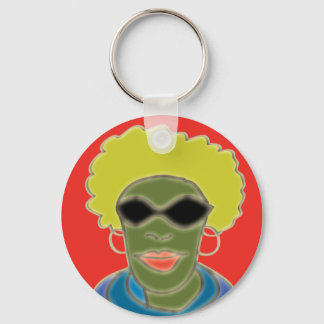 Afro-Left Keychain