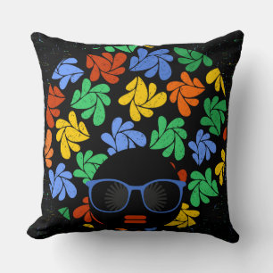 Afro Love Colorful Pillow