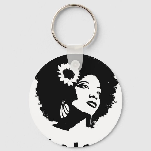 Afro Love Keychain (Front)