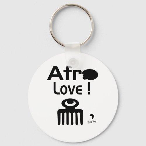 Afro Love with  DUAFE Keychain