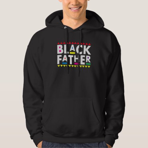 Afro Man African American Black Father Hoodie
