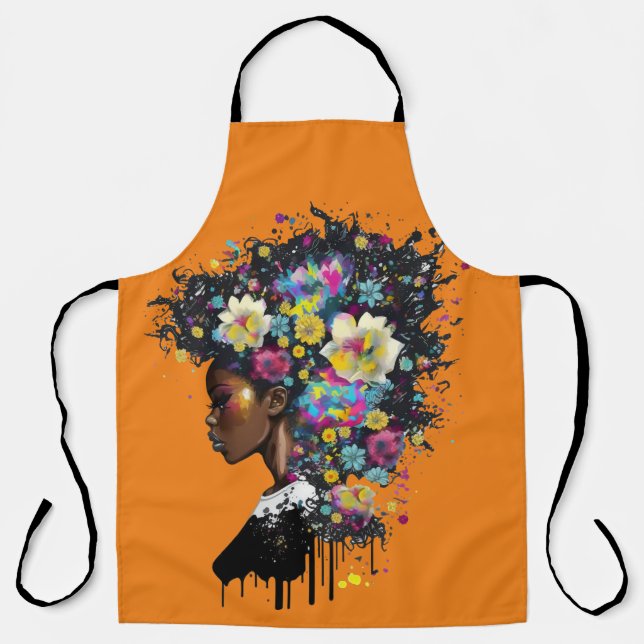 afro-melanin apron (Front)