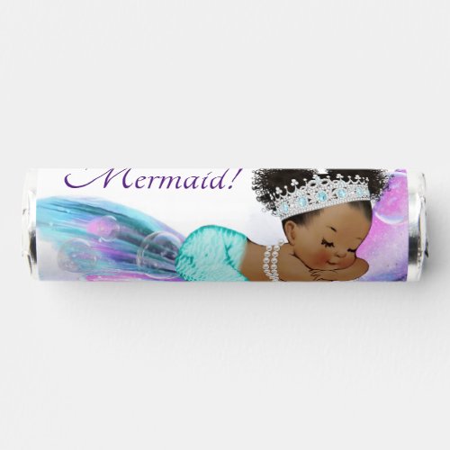 Afro Mermaid Baby Shower  Breath Savers Mints