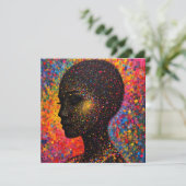 Afro Nebula Whisper – Black History Celebration (Standing Front)