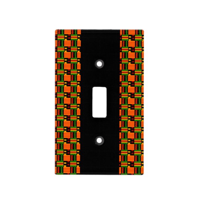 Afro Pop Light Switch Cover (Front)