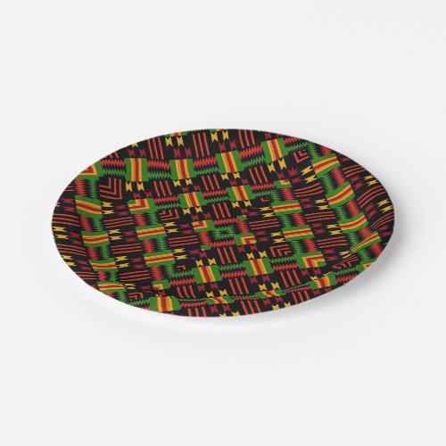 Afro Pop Supreme Dark Paper Plate