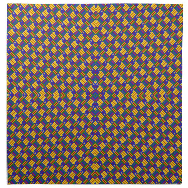 Afro Pop Supreme Pattern Napkins (Front)