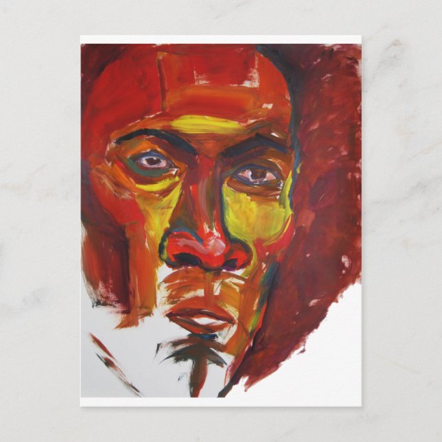 Afro Postcard (Front)